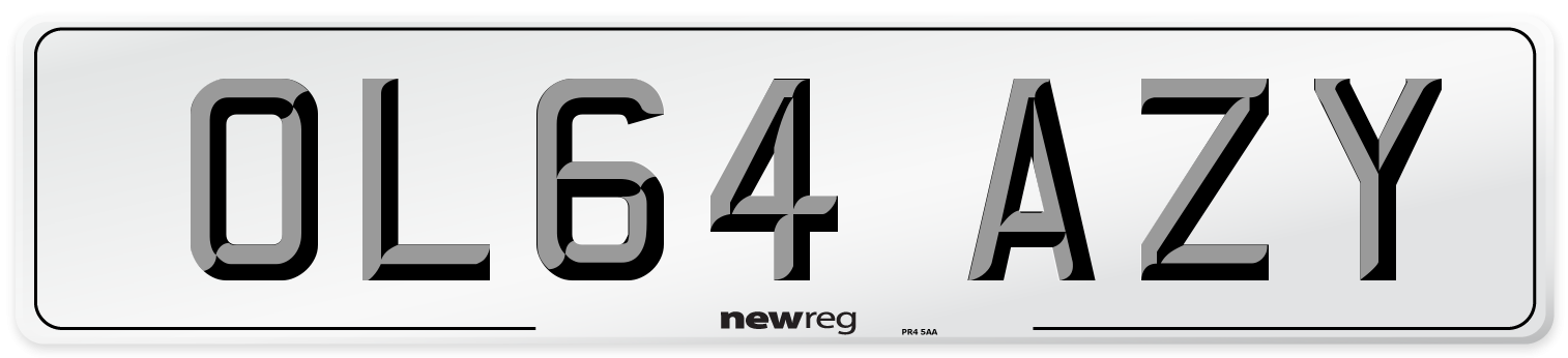 OL64 AZY Number Plate from New Reg